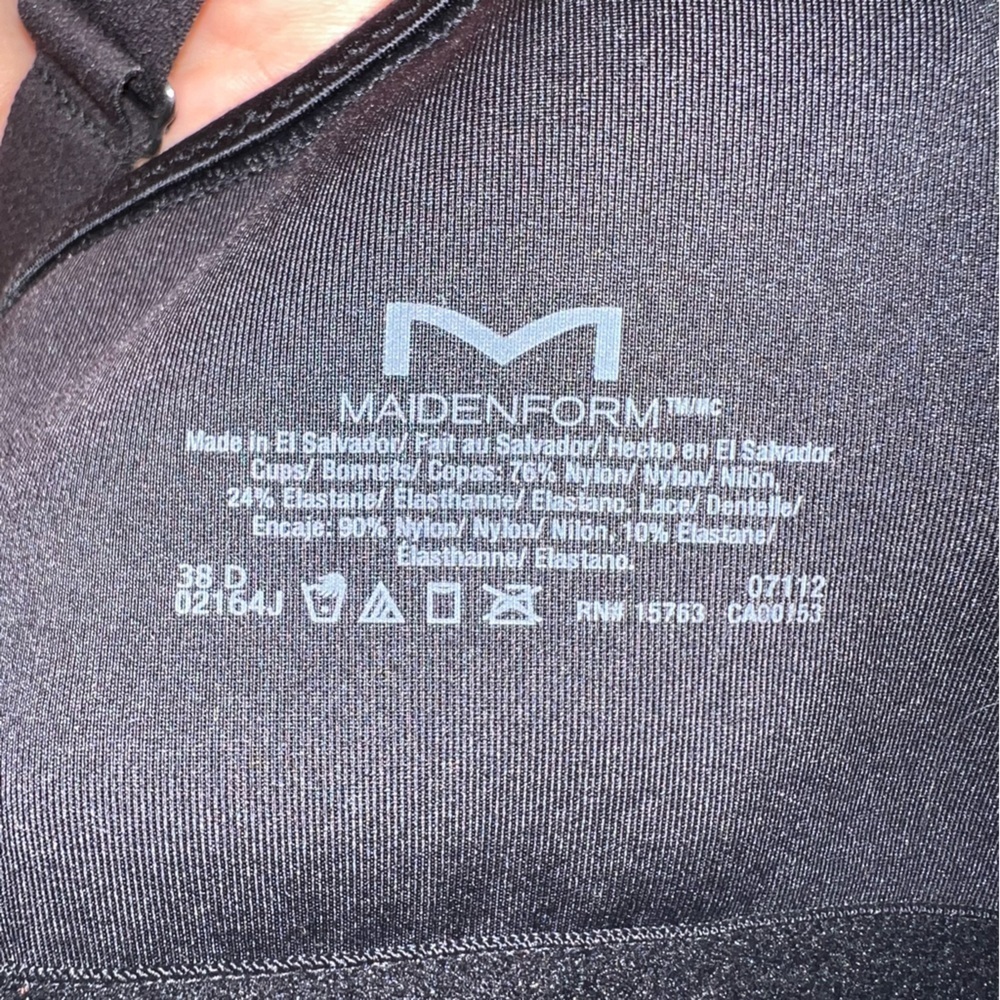 Maidenform Front Closure Full Coverage Racerback … - image 4